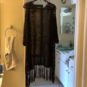 Bohemian style knit sweater